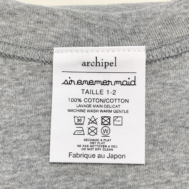 < sirenemermaid >サークルネック 長袖 Tシャツ