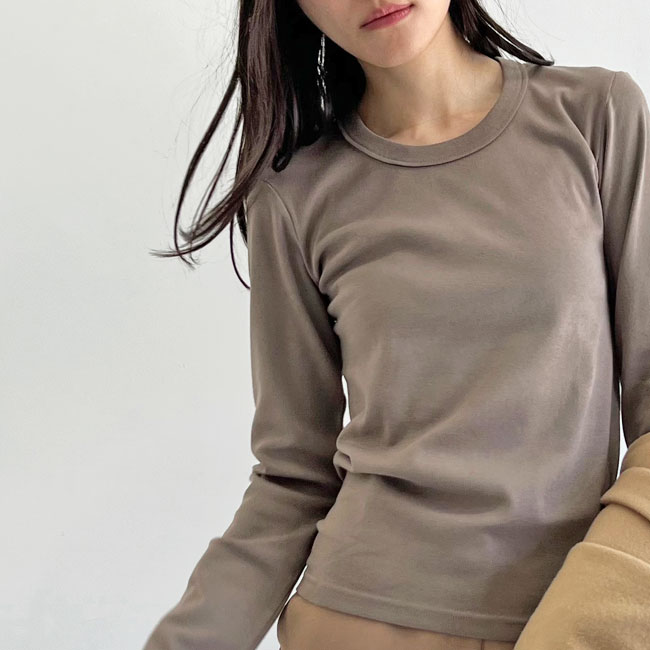 < sirenemermaid >サークルネック 長袖 Tシャツ