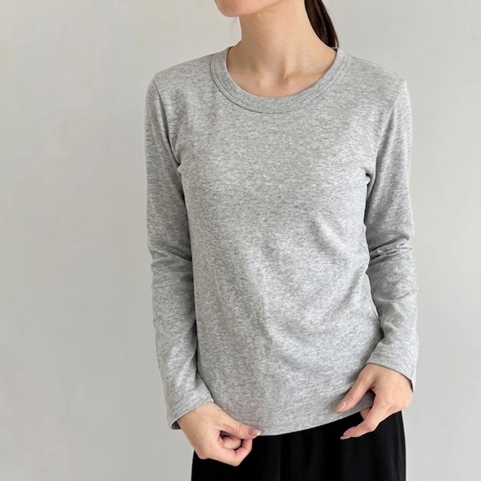 < sirenemermaid >サークルネック 長袖 Tシャツ