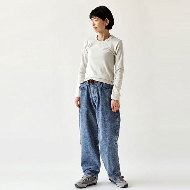 < sirenemermaid >サークルネック 長袖 Tシャツ