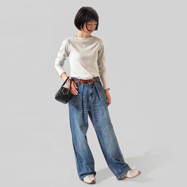 < WHYTO. >デニムパンツ