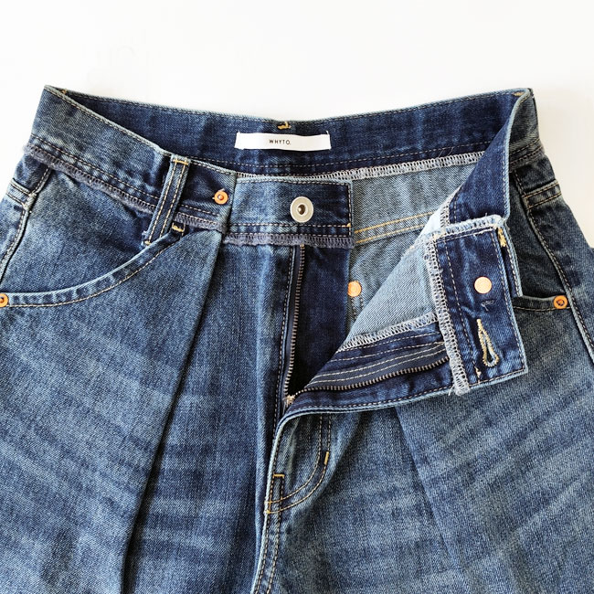 < WHYTO. >デニムパンツ