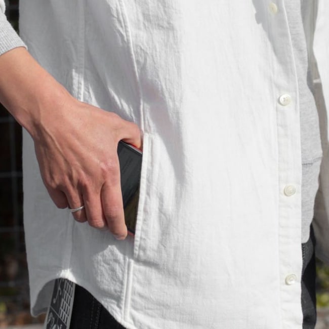 < うなぎの寝床 > think futu　シャツ