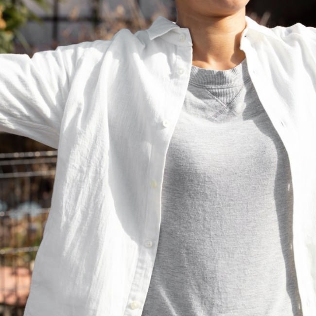 < うなぎの寝床 > think futu　シャツ