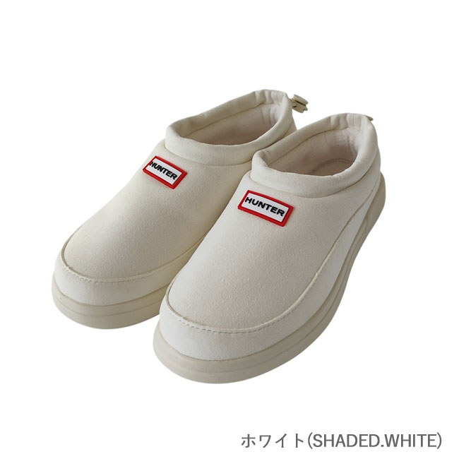 < HUNTER > IN/OUT FAUX SUEDE SLIPPER  / ショートブーツ