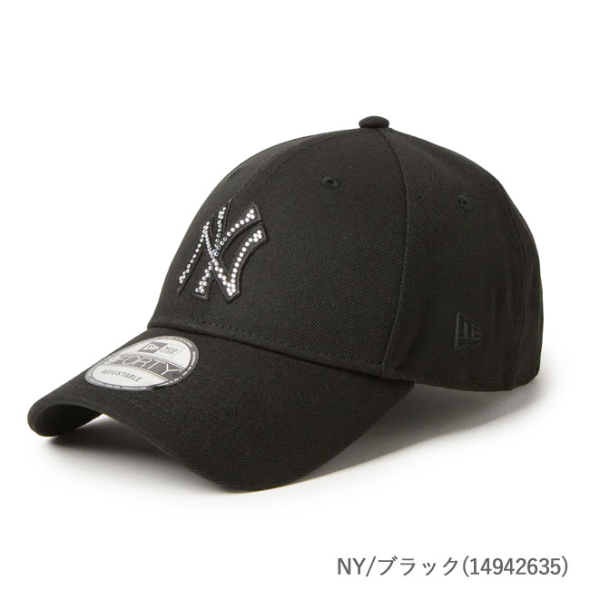 < NEWERA > ラインストーン キャップ