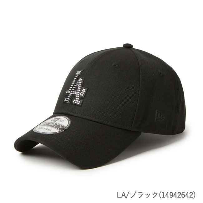 < NEWERA > ラインストーン キャップ