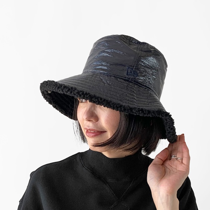 < NEW ERA > 一ツ山佳子 コラボ / リバーシブル バケットハット