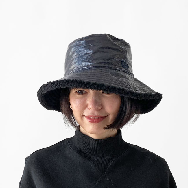< NEW ERA > 一ツ山佳子 コラボ / リバーシブル バケットハット