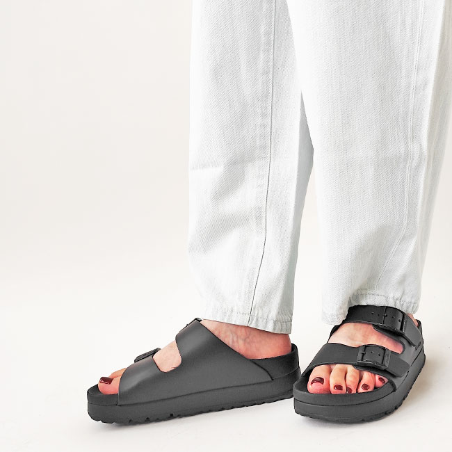< BIRKENSTOCK > 厚底サンダル / ナローフィット(幅狭)