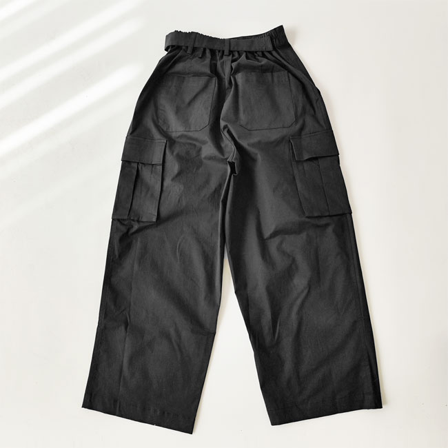 < kelen > Wrap-Style Cargo Pants / カーゴパンツ