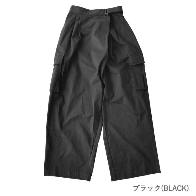 < kelen > Wrap-Style Cargo Pants / カーゴパンツ