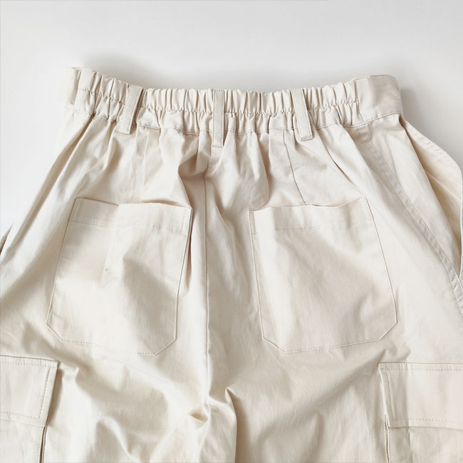 < kelen > Wrap-Style Cargo Pants / カーゴパンツ