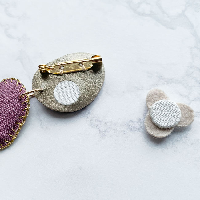 < ＆asa.co > Neck Stone / ブローチ
