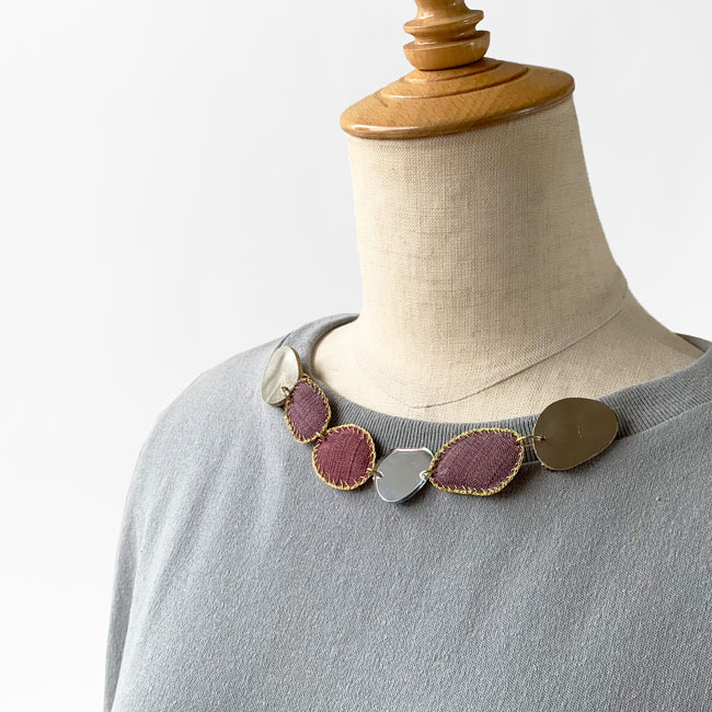 < ＆asa.co > Neck Stone / ブローチ