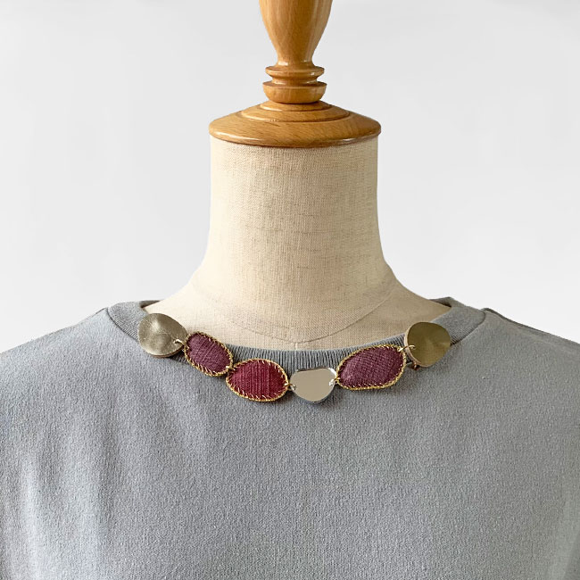 < ＆asa.co > Neck Stone / ブローチ