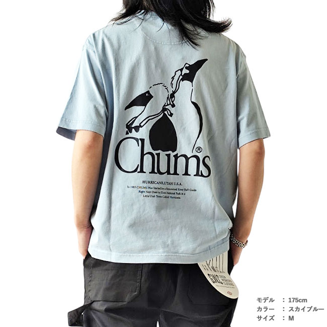 < CHUMS > バックプリントオーバーサイズＴ
