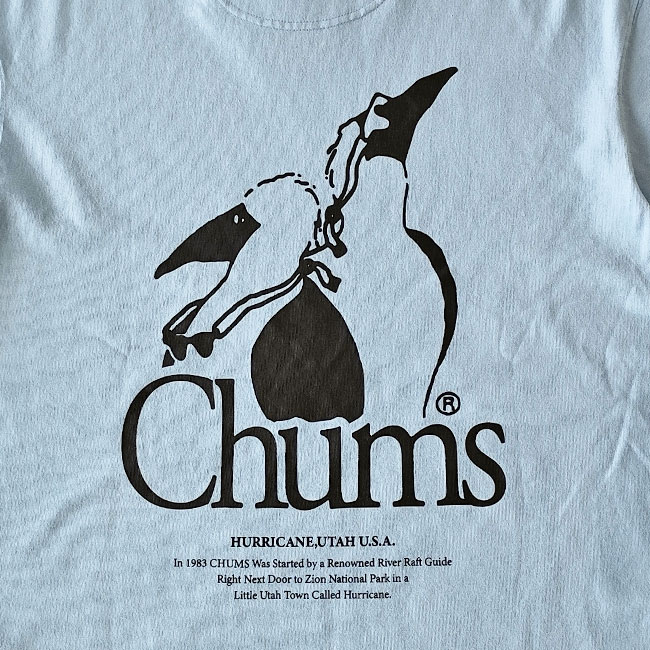 < CHUMS > バックプリントオーバーサイズＴ