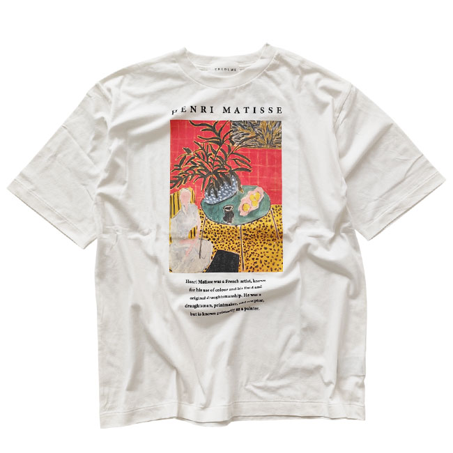 < CREOLME >  GRAPHIC H/S TEE / Tシャツ