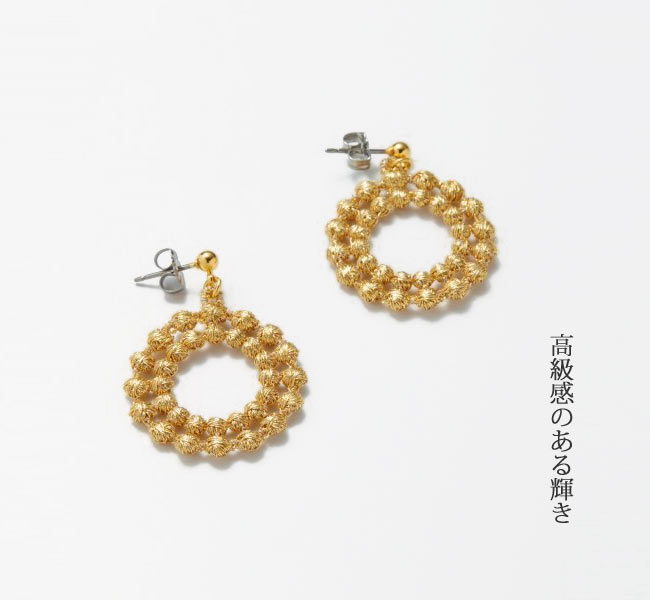 < 000 TRIPLE O > Doily / ピアス