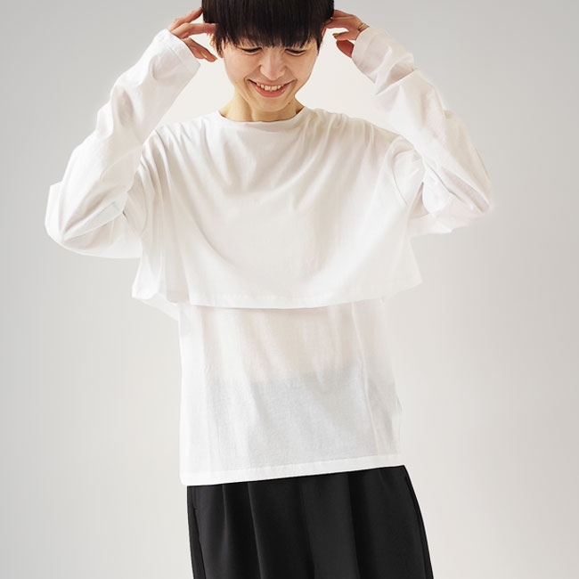 < whyto. >  LAYERED SET TEE