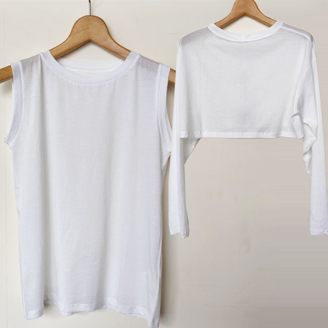 < whyto. >  LAYERED SET TEE