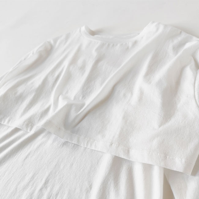 < whyto. >  LAYERED SET TEE