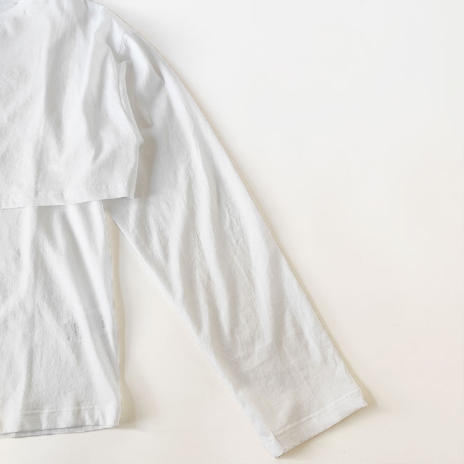 < whyto. >  LAYERED SET TEE