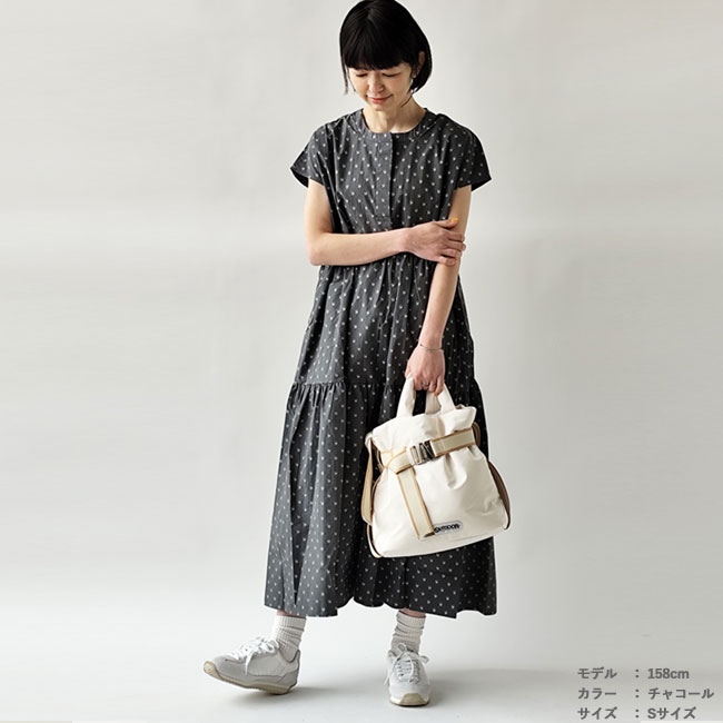 < Kelen >フレンチ スリーブ ティアードワンピース