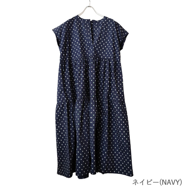 < Kelen >フレンチ スリーブ ティアードワンピース