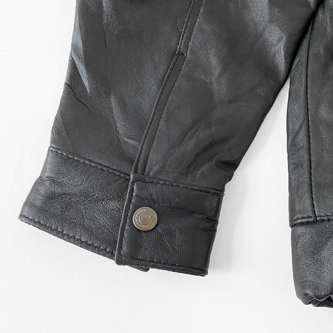 < modem design > Leather Flight Jacket /  レザー ジャケット