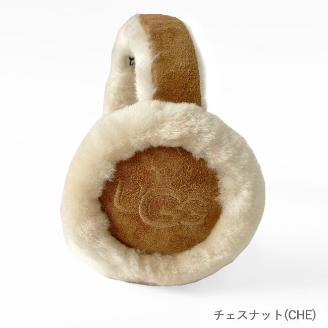 < UGG > Sheepskin Embroidery Earmuff / イヤーマフ