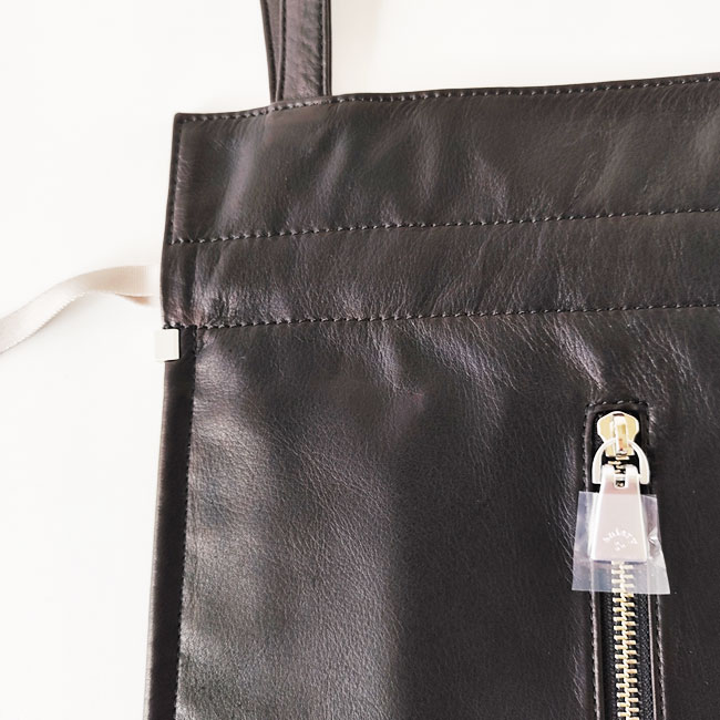 < aniary > Tote/ リアリティレザー巾着トート バッグ