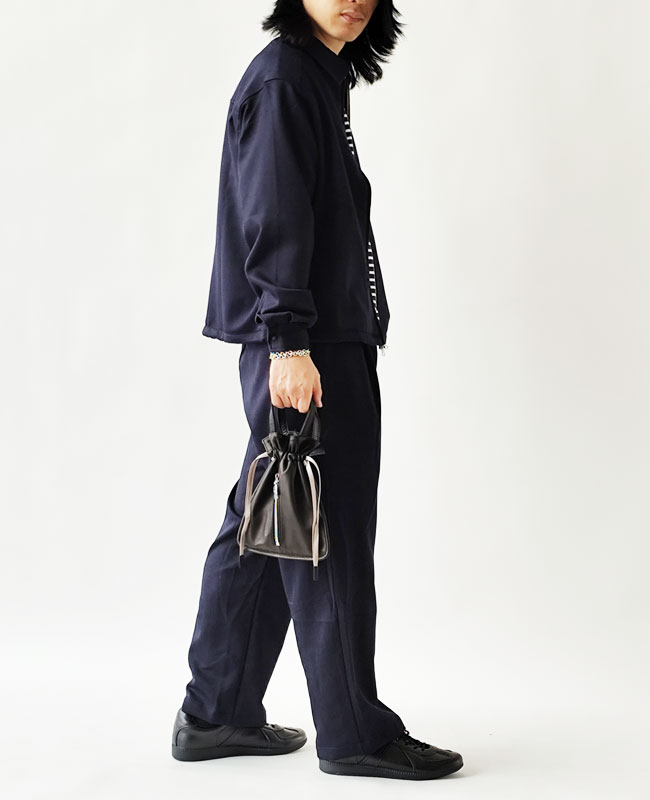 < aniary > Mini Tote/ リアリティレザーミニ巾着トート バッグ