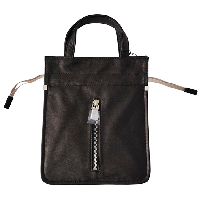 < aniary > Mini Tote/ リアリティレザーミニ巾着トート バッグ