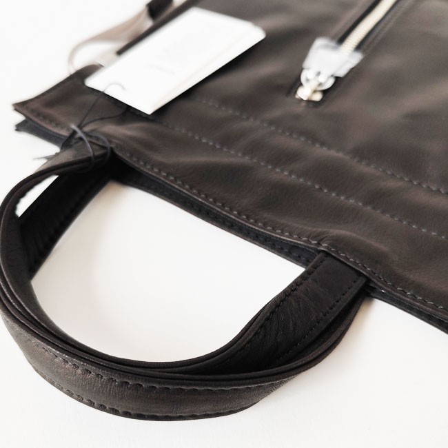 < aniary > Mini Tote/ リアリティレザーミニ巾着トート バッグ