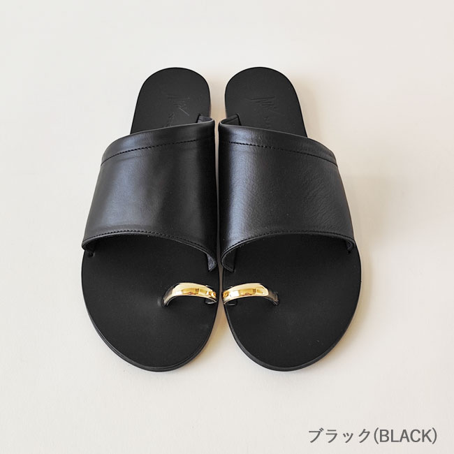 < NICOLAS LAINAS >サムリング　フラットサンダル
