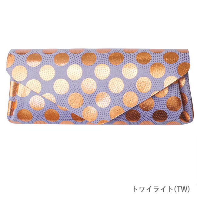 < carmine > Dot Leather Long Wallet / ロングウォレット