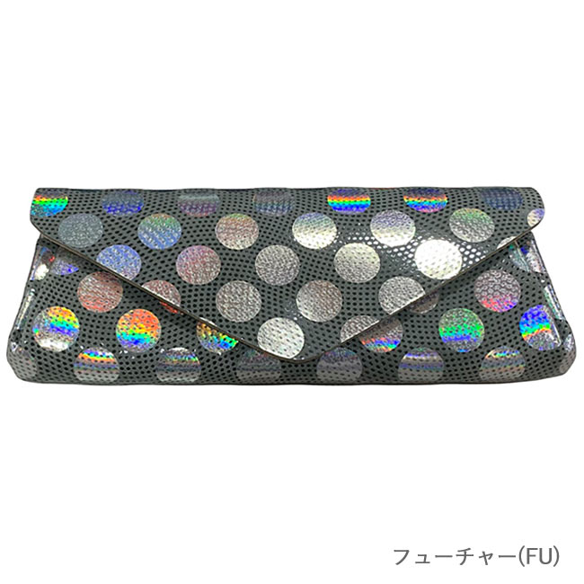 < carmine > Dot Leather Long Wallet / ロングウォレット