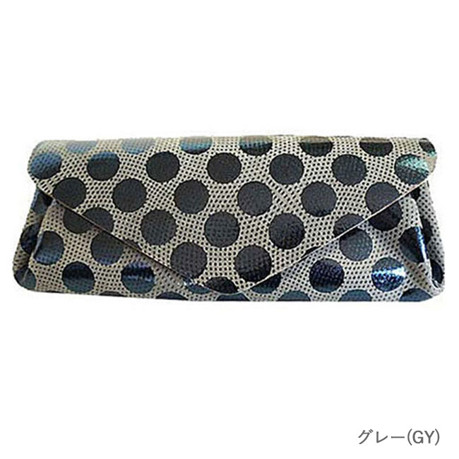 < carmine > Dot Leather Long Wallet / ロングウォレット