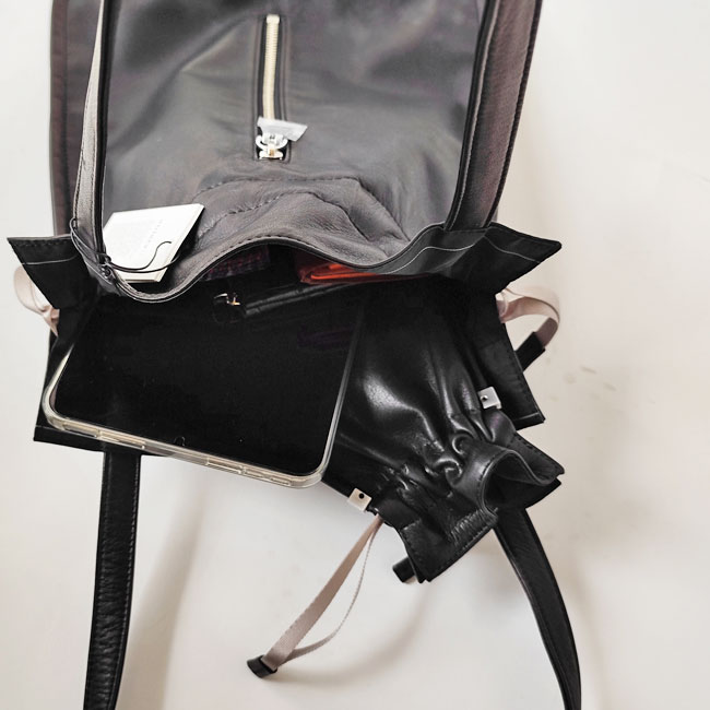 < aniary > Multi Case/ リアリティレザー 巾着マルチケース