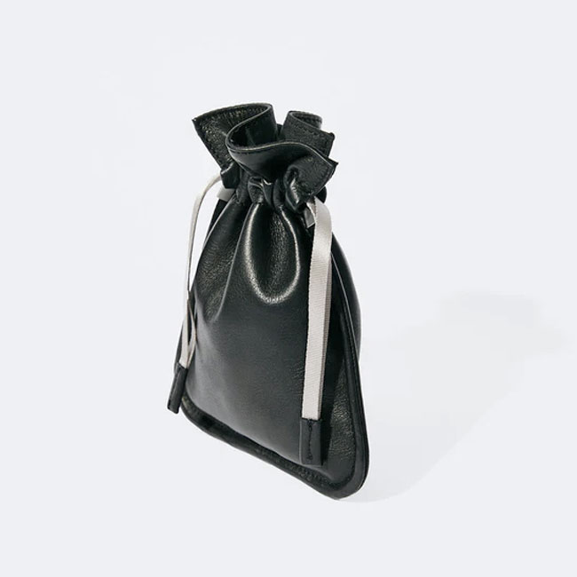 < aniary > Multi Case/ リアリティレザー 巾着マルチケース