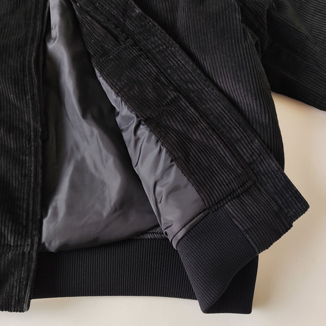 < LACOSTE > パテッド コーデュロイ ボンバー ジャケット