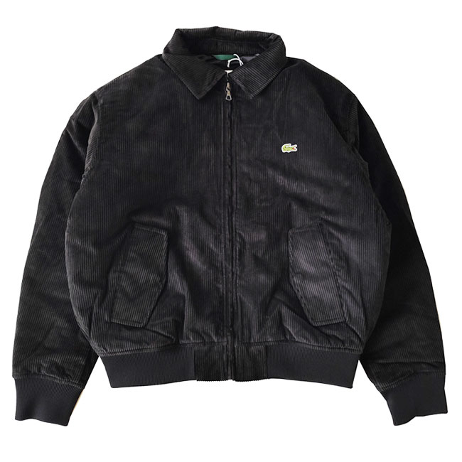 < LACOSTE > パテッド コーデュロイ ボンバー ジャケット