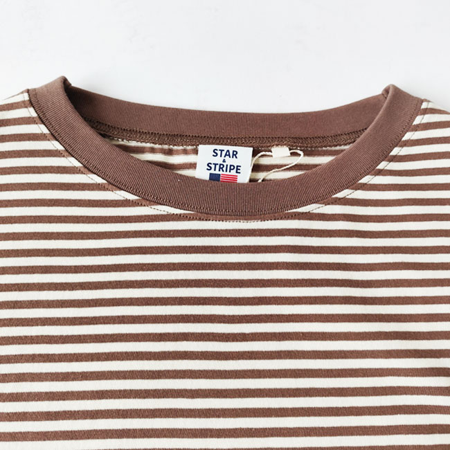 < STAR＆STRIPE > ボーダーカットソー
