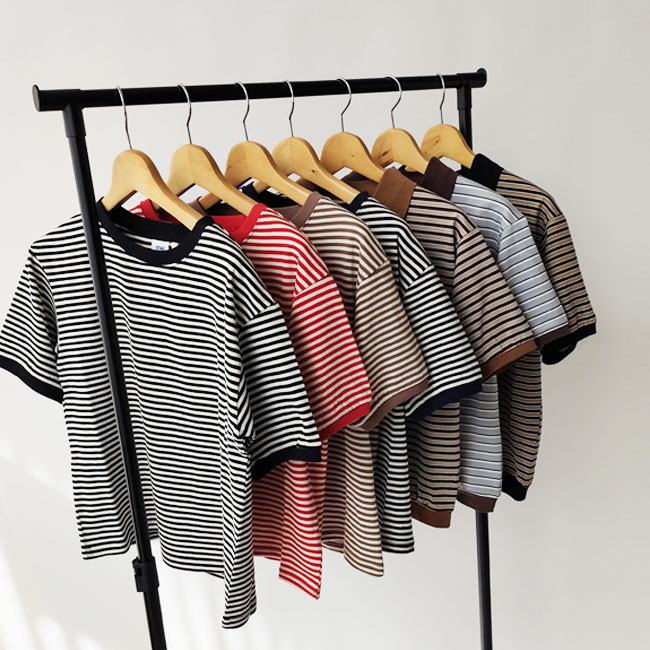 < STAR＆STRIPE > ボーダーカットソー