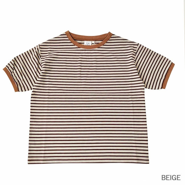 < STAR＆STRIPE > ボーダーカットソー