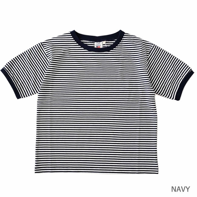 < STAR＆STRIPE > ボーダーカットソー