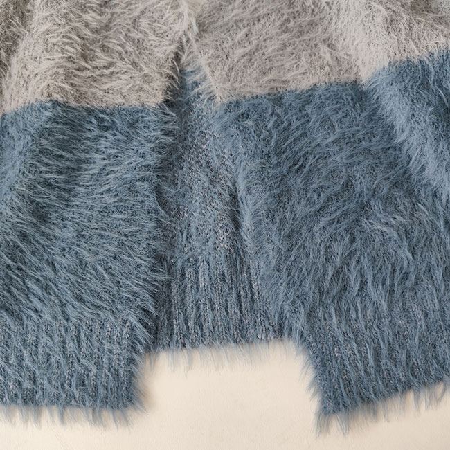 < kelen > LIHA / シャギーカーディガン