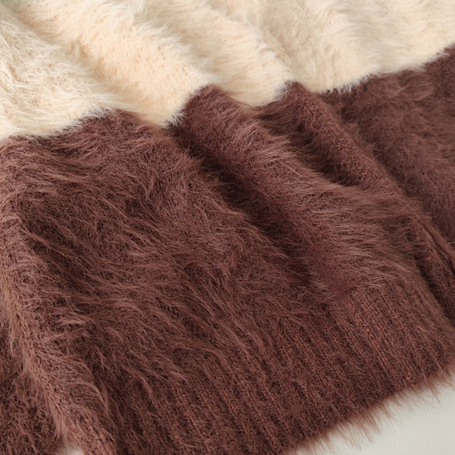 < kelen > LIHA / シャギーカーディガン